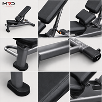 Banc pliable réglable de haute qualité Mairuida MRD-L015, garantie de 2 ans, couleur personnalisable pour la remise en forme commerciale