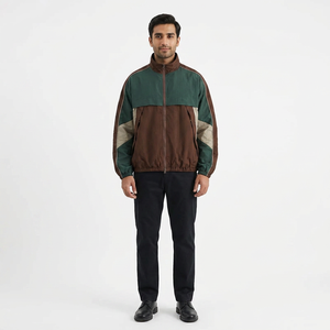New Lightweight Hooded Windbreaker <b>Jacket</b> <b>Men</b> Zip Front Logo Outdoor Activities <b>Cycling</b> Running Breathable Color Block - Product Image 1