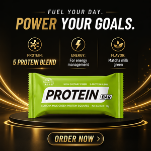 Mini cubes <span class=keywords><strong>de</strong></span> protéines Matcha, barres protéinées au soja, au lactosérum et aux pois, mélange <span class=keywords><strong>de</strong></span> 5 protéines, faible teneur en glucides, collation énergétique, OEM - Product Image 4