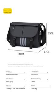 New Trendy Fashion Polyester Waterproof Crossbody Shoulder <b>Bag</b> for Men and Women Student Workwear Messenger <b>Bag</b> - Product Image 6