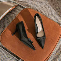 Sandales classiques respirantes à talons hauts pour femmes, idéales pour le bureau et les mariages, collection automne/printemps/été, escarpins à talons aiguilles, nouveauté 2025