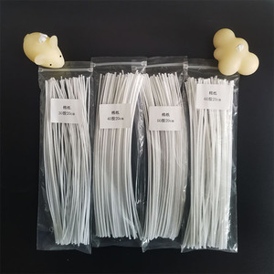 ไส้เทียนขนาด 20 ซม. 30 40 50 60 ชิ้น ไร้ควัน อุปกรณ์ทำเทียน DIY สำหรับเทียนหอมจากถั่วเหลือง - Product Image 1