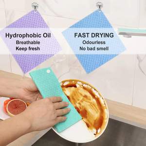 Svedese di alta qualità eco-friendly salviette in cellulosa spugna per pulire la cucina assorbente stracci spugne per pulire le spugne - Product Image 2