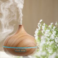 Produits Dropshipping 2026 Diffuseur d'Huiles Essentielles Portable 500ml Diffuseur d'Arômes Ultrasonique Lumière de Nuit LED Humidificateur d'Air