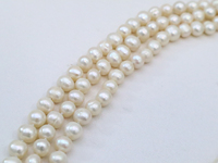 Collier en perles d'eau douce à trois rangs, bijoux en zircon, perles Edison certifiées GIA de qualité AAAAA, cadeau pour femme