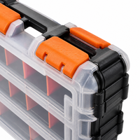 Boîtes à outils d'atelier professionnelles, durables, en PVC laqué, imperméables, rondes, noires, capacité 100 kg, en plastique, avec serrure, pour le rangement d'outils