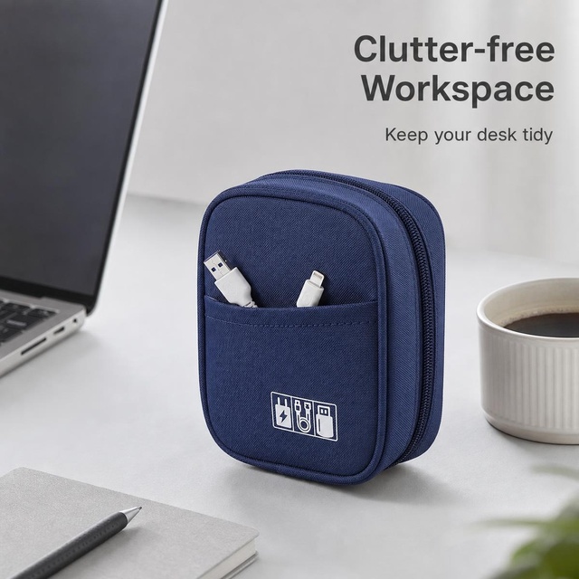 Digital Accessories Storage Bag Cable Organizer case Portable Tech Storage Pouch Travel Electronic Accessories Organizer