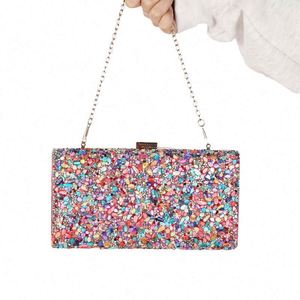 Handcrafted Iron Beaded Pearl Bag with <b>Candy</b> Pattern Fashion Classic Evening Clutch From - Product Image 3