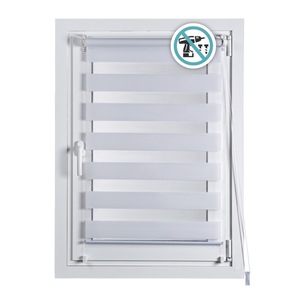 CLIP&FIX LINE - Rideau Blanc Jour et Nuit 45x180cm - Product Image 1