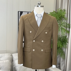JXKRSZF Costumes Sur Mesure de Haute Qualité, Coupe Luxe d'Inspiration Européenne, Tissu Premium Laine et Soie, Costume de Mode - Product Image 1
