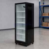 Réfrigérateur à vin et boissons, mini-réfrigérateur à cola, porte vitrée, usage commercial
