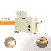 Calentador de gallinero de biomasa industrial Máquina de quemador de aserrín y pellets de madera con componente de motor central