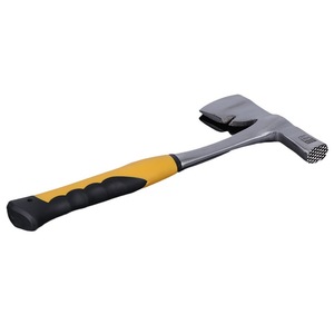 Hache-marteau combinée 1000g en acier à haute teneur en carbone forgé pour l'abattage, le travail du bois et la coupe de bois de chauffage en extérieur - Product Image 1