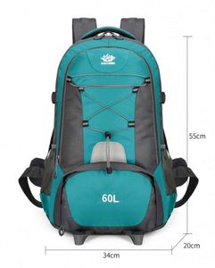 Mochila Deportiva de Senderismo de Montaña de 60L, Impermeable, Multifuncional, Ligera, de Alta Calidad y Duradera, con Logotipo Personalizado - Product Image 2
