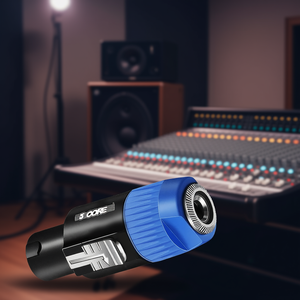 Conector de cable Speakon de 5 núcleos, adaptador hembra a macho de 1/4 pulgadas para mezclador de altavoces, aleación de zinc - Product Image 2