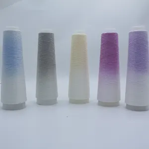 Photochromic Luminous Yarn 100% Polyester Blended Wool Anti-Pilling Smooth Spun Yarn For Knitting And Weaving