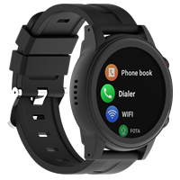Reloj Inteligente GPS 4G con Resistencia al Agua IP67 para Personas Mayores, Geolocalización, Historial de Rastreo, Monitor de Oxígeno en Sangre y Temperatura