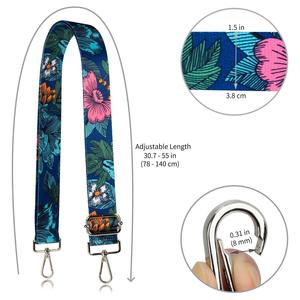 <b>Adjustable</b> Length Bag <b>Strap</b> Fashionable Full-colour Printing Women Messenger Belts Replacement Crossbody Handbag Shoulder <b>Strap</b> - Product Image 3