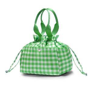 Bolsa de Almuerzo Personalizada Color Caramelo, Bolsa Térmica Portátil, Bolsa de Almuerzo Aislada Reutilizable de Alta Calidad con Cordón - Product Image 1