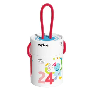 Mideer Silky Caryon 6 12 24 36 Màu Sắc Dụng Cụ Sơn Trẻ Em Lớn