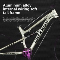 Vélo de montagne tout suspendu 27,5 pouces en aluminium, 10 vitesses, pour descente, avec cadre souple, vente en gros, entrepôt CE USA