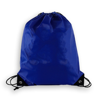 Sac à dos de sport en polyester, sac de courses à cordon coulissant étanche de couleur