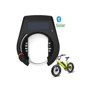 轻质高安全性蓝牙太阳能电池板充电器Ebike巡洋舰自行车电子自行车锁自行车租赁