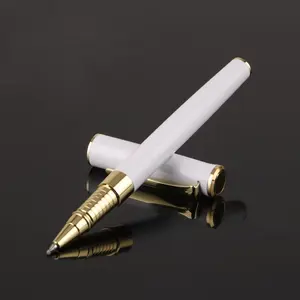가장 인기있는 하이 퀄리티 전문 펜 공급 업체 사용자 정의 로고 피아노 빨강 파랑 실버 흰색 페인트 금속 롤러 펜