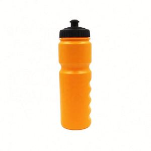 Bouteille d'eau en plastique personnalisée avec impression, 750 ml, orange tendance, intelligente, portable, pour le sport et la gym, idéale pour la promotion - Product Image 1