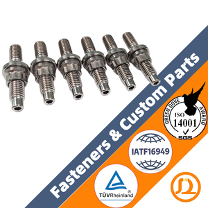 Goujons de collecteur <span class=keywords><strong>d</strong></span>'échappement en titane OEM M8 M10 usinés CNC en acier pour moteurs de voitures et de motos de performance - Product Image 1