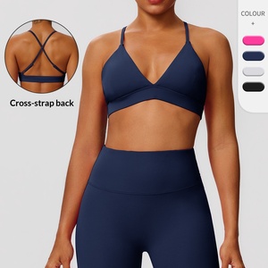 <span class=keywords><strong>Reggiseno</strong></span> Sportivo da Donna per Palestra e Yoga, Abbigliamento Attivo ad Asciugatura Rapida in Spandex e Nylon, Traspirante - Product Image 1