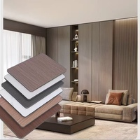 Panneau mural en bois de charbon de bambou, revêtement acoustique décoratif pour murs commerciaux et résidentiels, plafond en PVC