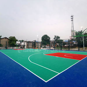 Baldosas entrelazadas Enlio de alta densidad, elásticas, de PP modificado LF, ecológicas, suaves, para campos deportivos, con absorción de impactos para exteriores. - Product Image 5