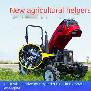 Landwirtschaftlicher 4WD-Diesel-Traktor mit Getriebe, 90 PS, für Haushalt, Obstgarten, Gewächshaus, Pflügen und Bodenfräsen - Product Image 3