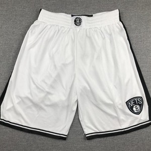 Shorts de basket-ball Brooklyn Nets Smlxlxxl entièrement brodés avec poche zippée pour hommes - Product Image 3