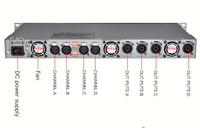 POWERMINI 4S 400watt 400W çin yapımı 4 kanal Amp 1u amplifikatör profesyonel sınıf d