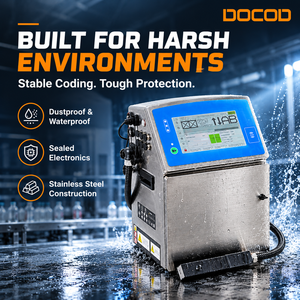 เครื่องพิมพ์อิงค์เจ็ทอุตสาหกรรม DOCOD รุ่น SP-S2000 ความเร็วสูง 384 ม./นาที สำหรับพิมพ์ตัวอักษรขนาดเล็ก สายเคเบิลโค้ดดิ้ง สำหรับพิมพ์คิวอาร์โค้ดแบบแบทช์ - Product Image 2