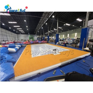Plataforma Flotante Inflable de Lujo para Deportes Acuáticos, Piscinas Inflables para Yates, Plataforma de Natación para Mar y Océano - Product Image 3
