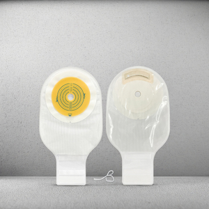 Risenmed paket medis karbon deodoran bernapas, cincin flens tas ostomi kolostomi penghalang kulit satu potong - Product Image 1