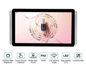 Factory OEM <strong>High</strong> <strong>Brightness</strong> Screen 1000 <strong>Nit</strong> to <strong>1500</strong> <strong>Nits</strong> 15 15.6 21 21.5 22 23 24 <strong>Inch</strong> Open Frame LCD Monitor - Product Image 2