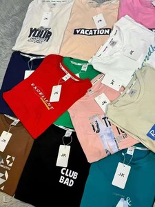 T-shirt décontracté à manches courtes pour homme, col rond, imprimé <span class=keywords><strong>dessin</strong></span>, en coton, modèle FYK241, taille XL-3XL, poids 210 grammes, 2,05 dollars - Product Image 6