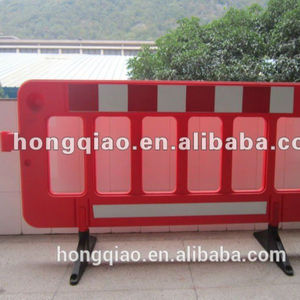 1.95m barriera stradale riciclata gomma per auto 11.5 kg/pz giallo rosso PE barriera di sicurezza stradale temporanea per uso stradale CN;ZHE - Product Image 3