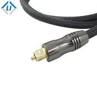 PRIX USINE Câble Toslink (Optique Toslink Câble/Câble Audio Optique Numérique) 6 pieds avec Connecteurs En Métal et Veste Tressée