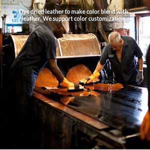 Pelle Bovina Italiana Cerata a Olio Anti-Pilling, Tinta Unita, di Alta Qualità, Artistica, per Articoli in Pelle Fai-da-te, Borse, Scarpe e Oggetti Artigianali - Product Image 5