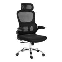 Chaise de bureau ergonomique moderne avec support OEM/ODM, soutien lombaire réglable et appui-tête, idéale pour le personnel de bureau et l'usage domestique