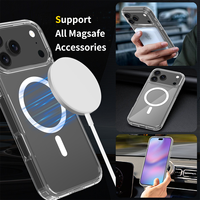 Housse anti-chute magnétique à haute transparence invisible pour iPhone 17 Pro Max et iPhone 16 Air étui pour téléphone portable