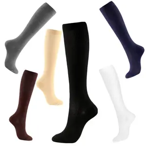 Hot selling compression socks suitable for men and women running sports travel pressure socks multi-color sequential socks