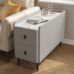 أريكة عالية الجودة من الخشب الصلب لغرفة المعيشة أريكة عصرية على الطراز الاسكندنافي ، للأثاث المنزلي في الشقق - Product Image 2