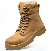 Zstep bottes de sécurité coupe haute design marque bottes unsex chaussures de sécurité rock coq acier orteil PU et caoutchouc