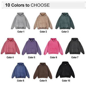 เสื้อฮู้ดผ้าเกล็ดปลาแบบวินเทจโอเวอร์ไซส์420gsm ลายวินเทจ - Product Image 2